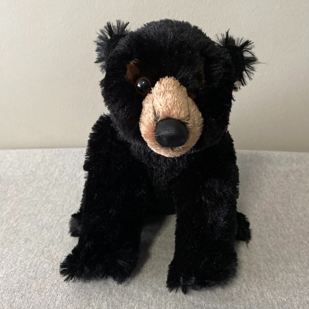 NWT Aurora World Blackstone Black Bear Plush 9" 2018